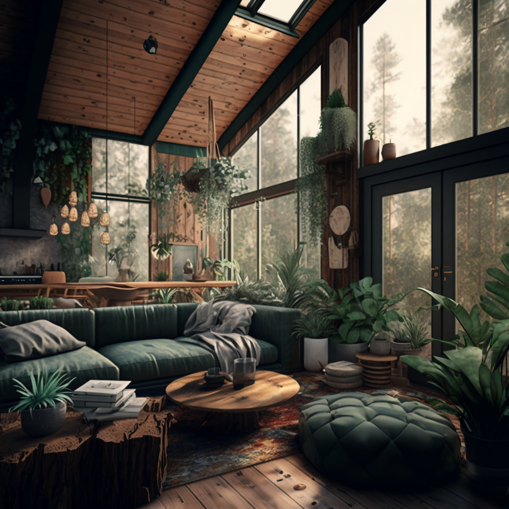 AI Midjourney Prompts for Cabin Interiors