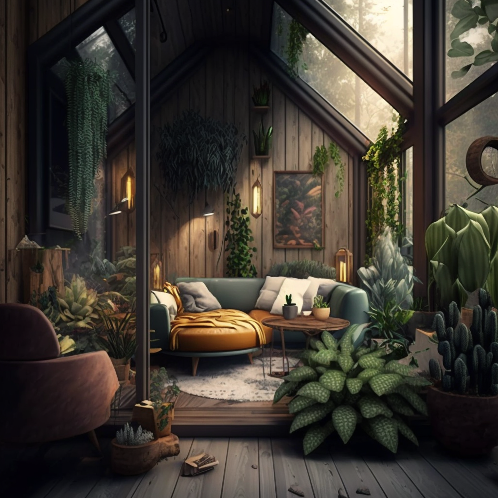 AI Midjourney Prompts for Cabin Interiors