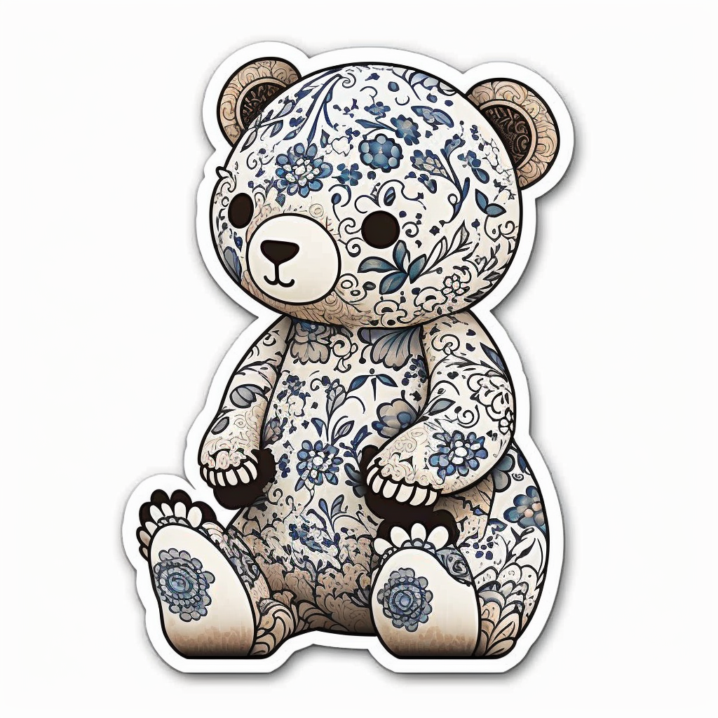 AI Midjourney Prompts for Japanese Style Animal Stickers