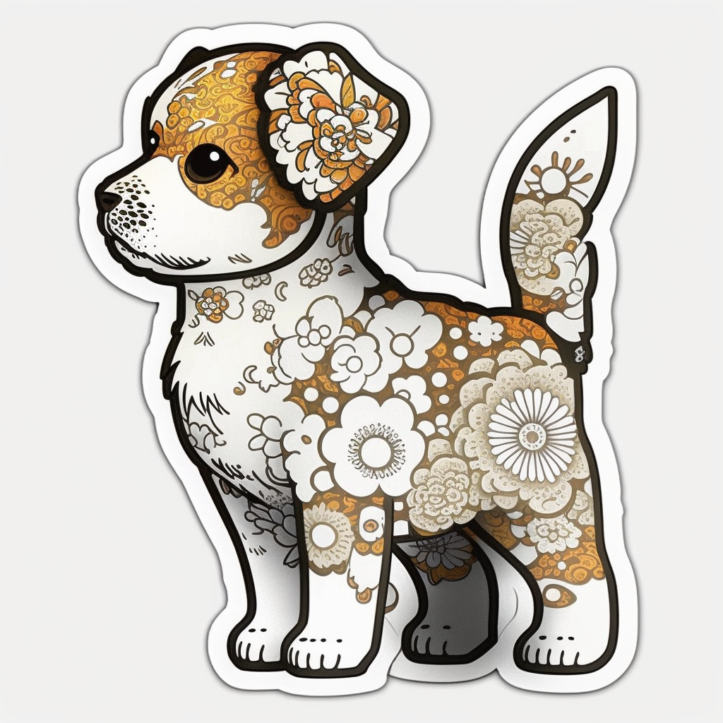 AI Midjourney Prompts for Japanese Style Animal Stickers