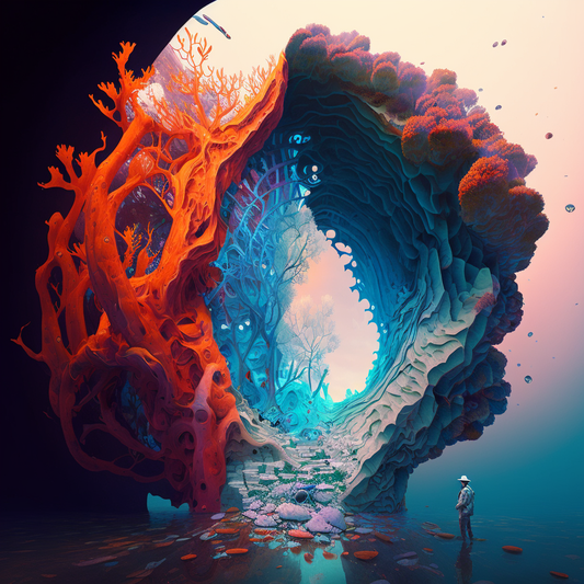 AI Midjourney Prompt for Surrealistic Landscape