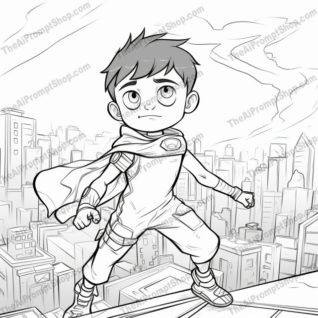 AI Midjourney Prompt for Coloring Pages - 2913